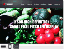 Tablet Screenshot of lysonled.com